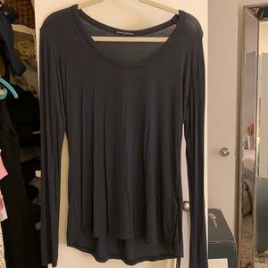 Brandy Melville long sleeve navy tee in small
